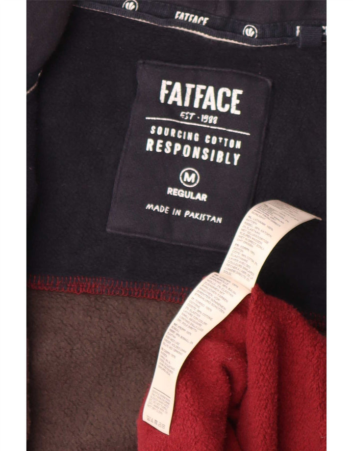 Ανδρικό πουλόβερ με κουκούλα με φερμουάρ Fat Face Μεσαίο πολύχρωμο Colourblock