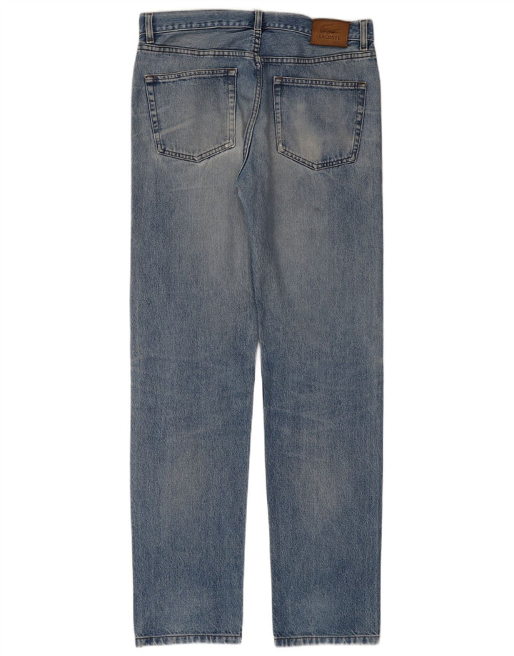 Ανδρικό τζιν ίσιο LACOSTE W34 L34 Μπλε