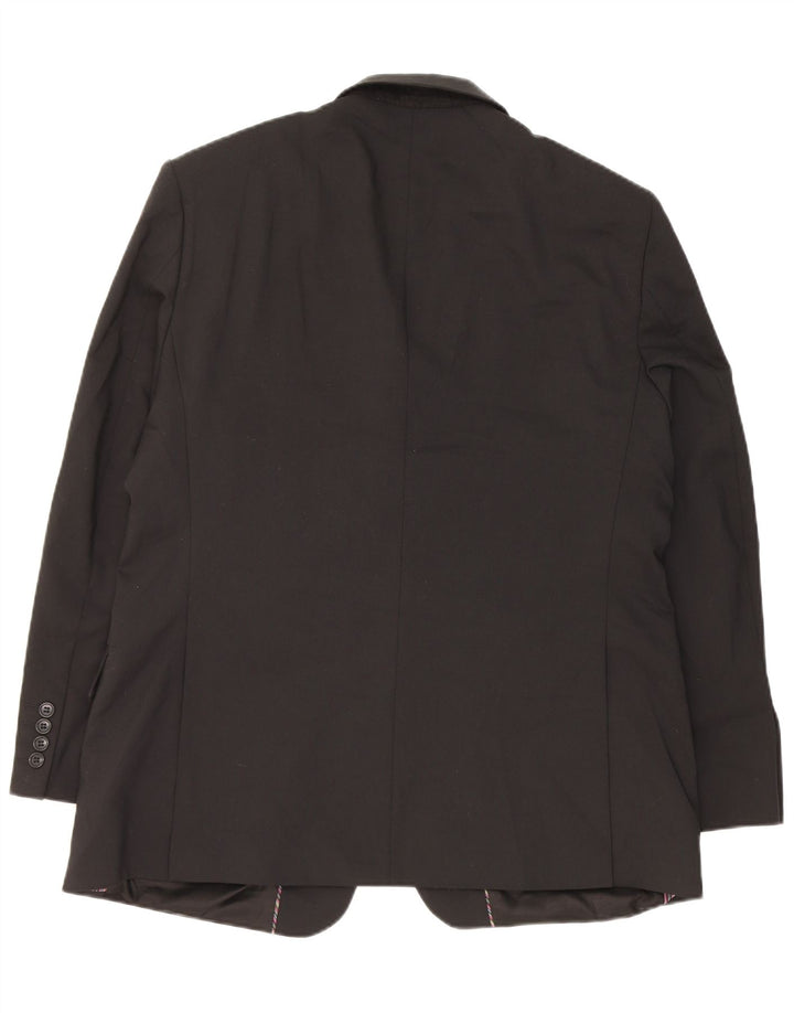 Marks & Spencer Ανδρικό σακάκι blazer 2 κουμπιών UK 44 XL μαύρο πολυεστέρα