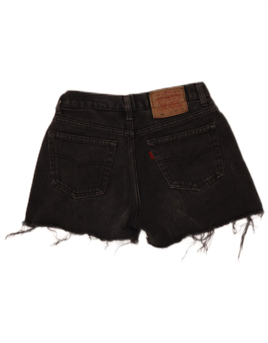 Γυναικείο Levi's 501 Denim Hot Παντελόνι W29 Μεσαίο μαύρο βαμβακερό