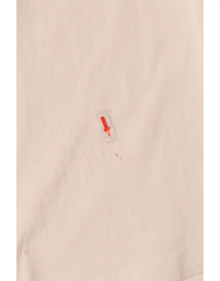 Ανδρικό T-Shirt KAPPA Top XL Λευκό βαμβακερό