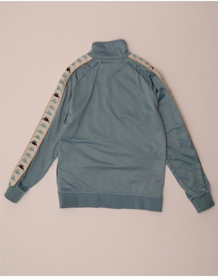 Ανδρική φόρμα γραφικής φόρμας Kappa Top Jacket μεσαίου μπλε χρώματος πολυεστέρας