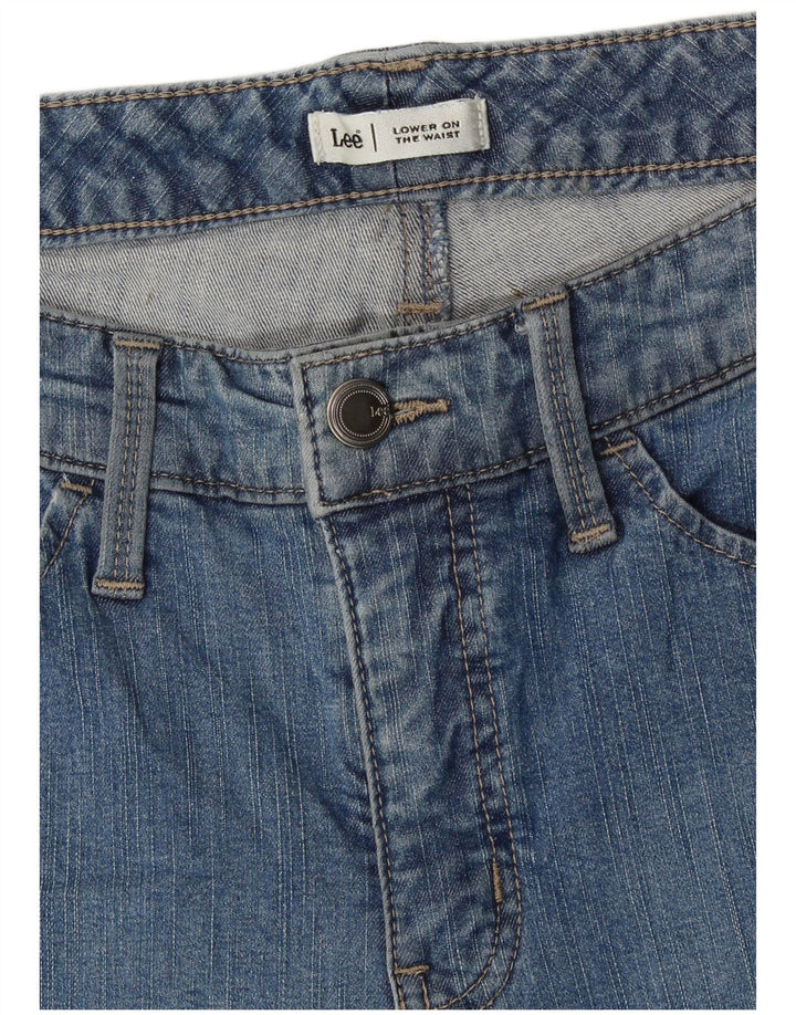 LEE Γυναικείο Κάπρι Τζιν Χαμηλής Μέσης W30 L17 Μπλε