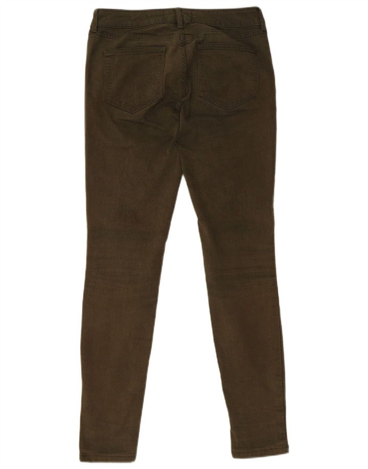 FAT FACE Γυναικεία Jegging Τζιν UK 10 Small W28 L28 Πράσινο βαμβακερό