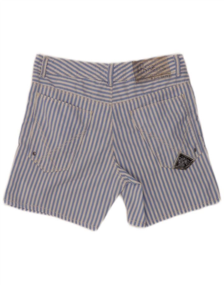 Roy Rogers Γυναικείο σορτς casual IT 44 Medium W30 Blue Pinstripe