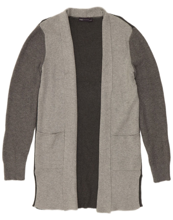 Marks & Spencer Γυναικείο πουλόβερ Longline Cardigan UK 10 Small Grey