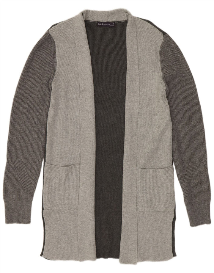 Marks & Spencer Γυναικείο πουλόβερ Longline Cardigan UK 10 Small Grey