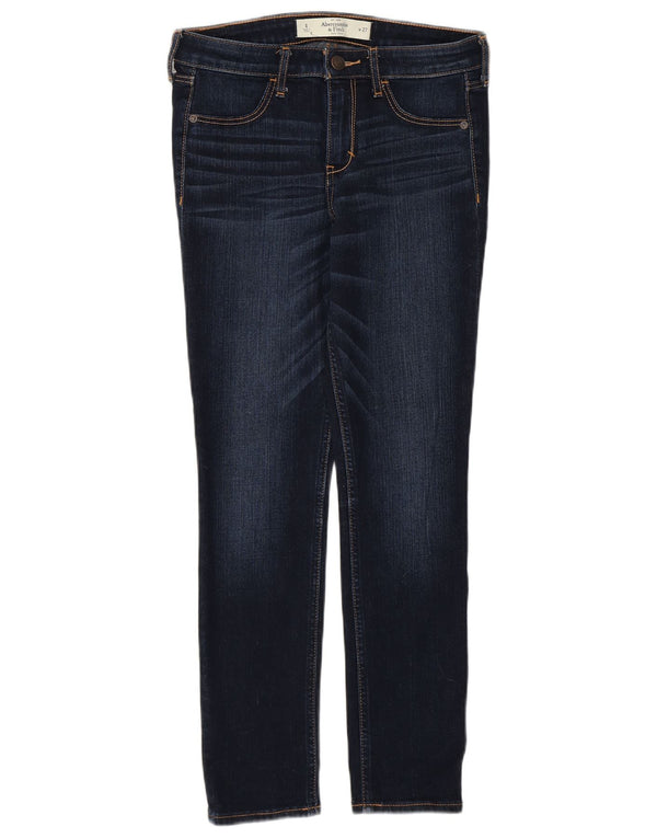 Abercrombie & Fitch Γυναικεία Crop Skinny Jeans US 4 Small W27 L26 Navy Blue