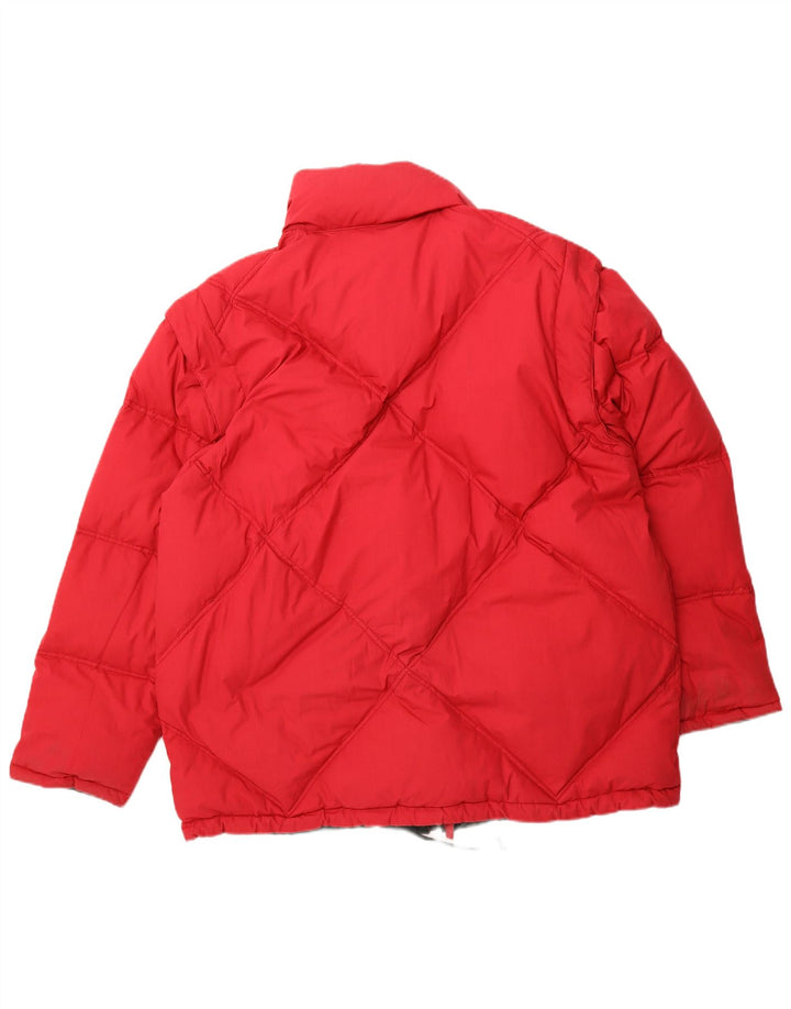Γυναικείο μπουφάν DIADORA Loose Fit με αναστρέψιμη επένδυση UK 16 μεγάλο κόκκινο