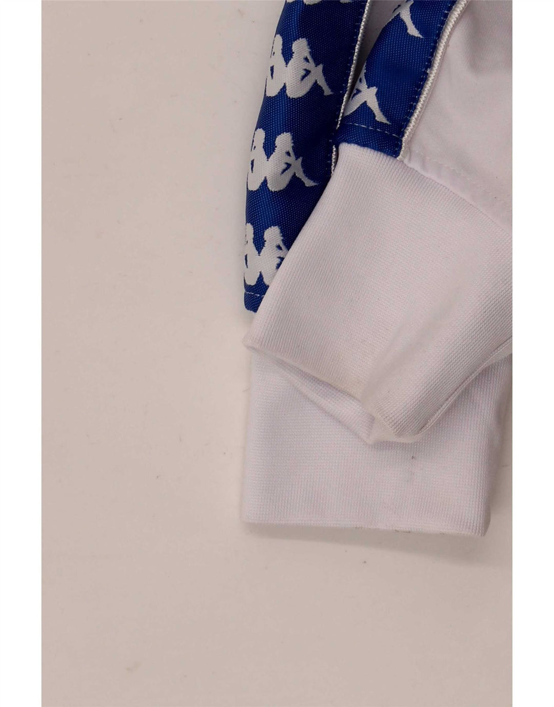 Ανδρική φόρμα με γραφικό φόρμα Kappa Top Jacket μεσαίου λευκού χρώματος πολυεστέρας