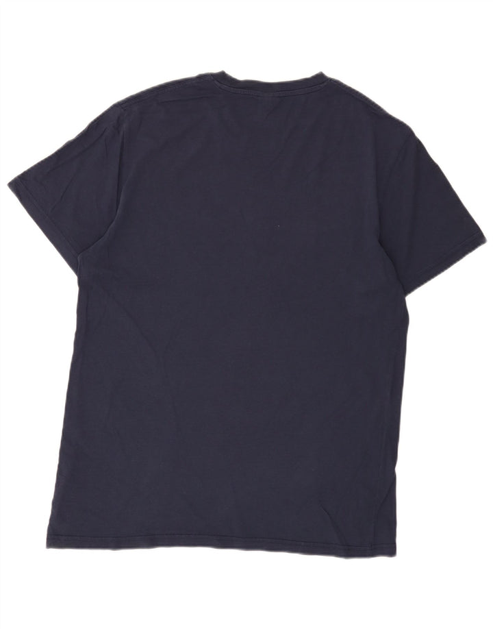Ανδρικό γραφικό T-Shirt G-Star Top από μεσαίο μπλε ναυτικό βαμβακερό