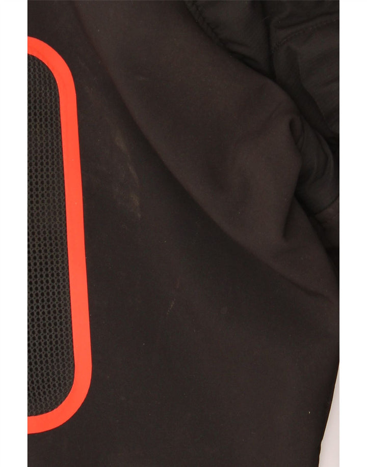 NAUTICA Ανδρική κουκούλα με φερμουάρ, μεσαίο μαύρο πολυεστέρας