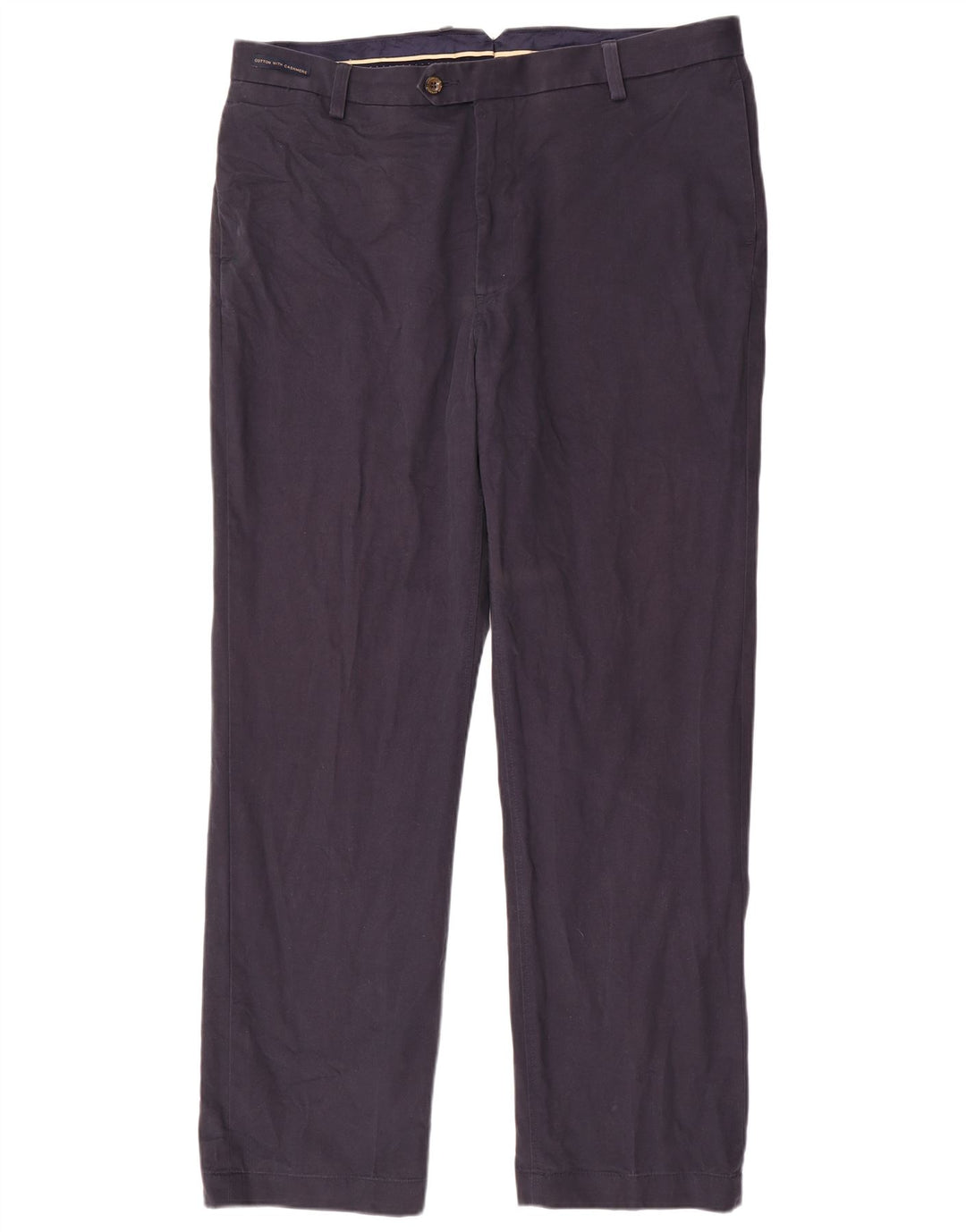 Marks & Spencer Ανδρικό Μπλε Harbour ίσιο παντελόνι W40 L33 Navy