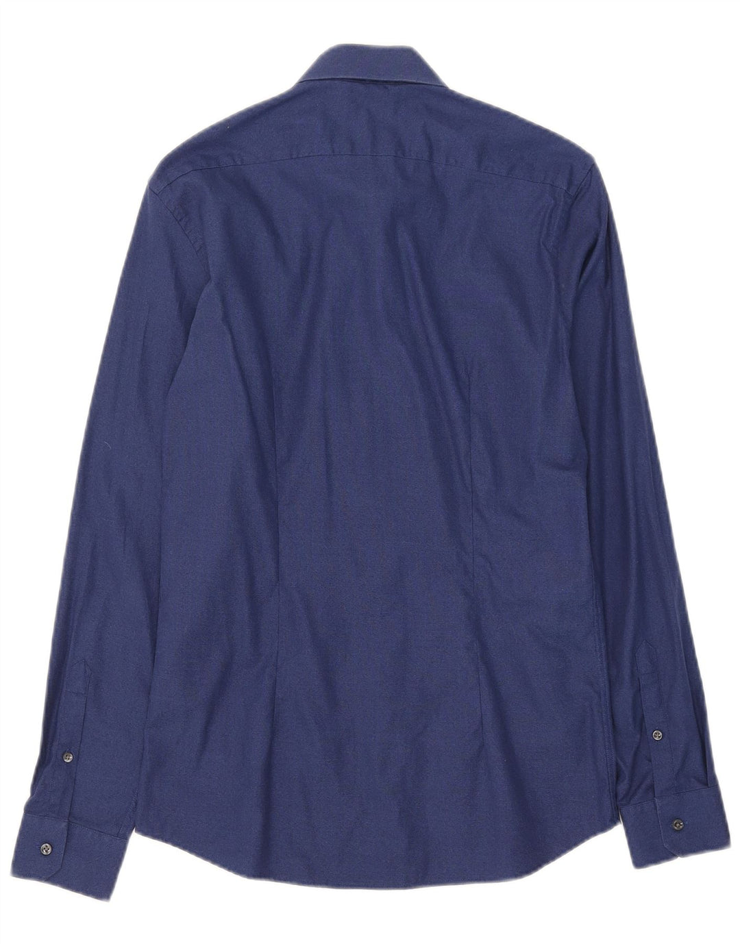 Ανδρικό πουκάμισο Reiss Slim Fit Μικρό μπλε ναυτικό βαμβακερό