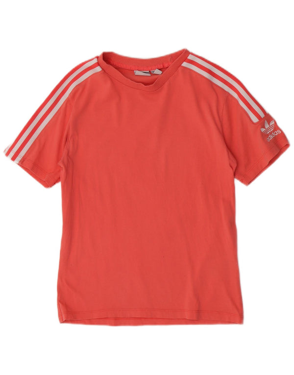 Γυναικείο γραφικό T-Shirt Adidas Top UK 6 Small Pink Βαμβακερό