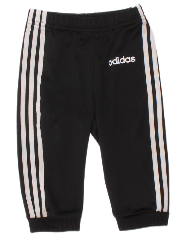 Παντελόνι αθλητικής φόρμας Adidas Baby Boys Joggers 6-9 μηνών μαύρο πολυεστέρα