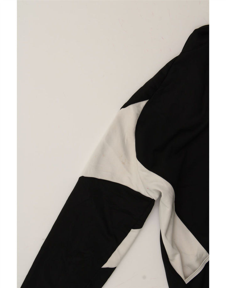 ASICS Mens Tracksuit Top Jacket Large Black Colourblock Polyester Vintage Asics and Second-Hand Asics from Messina Hembry 