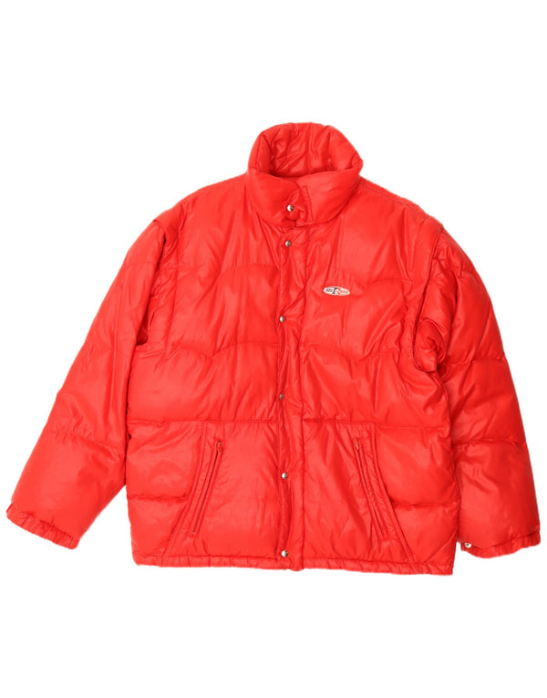 MC Ross Ανδρικό μπουφάν σκι με επένδυση IT 48 Medium Red Polyamide