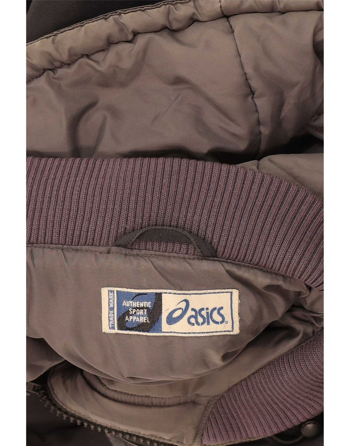 Ανδρικό μπουφάν Parka με κουκούλα Asics UK 40 Large Black