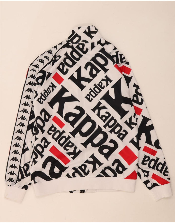 Ανδρική φόρμα γραφική Kappa Top Jacket Large White Polyester