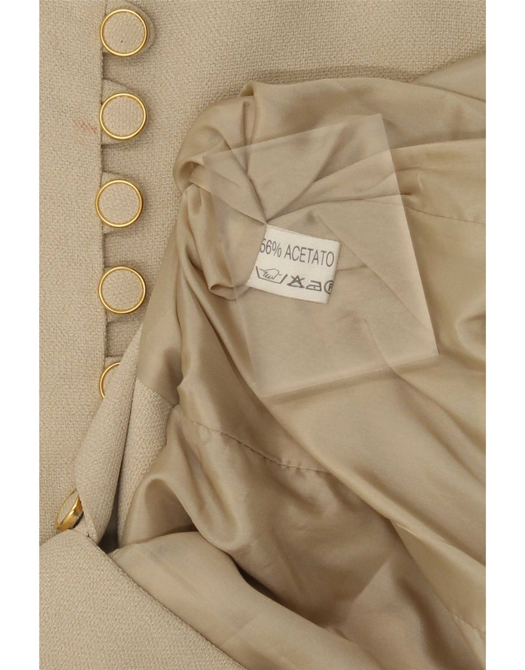 Vintage Γυναικείο γραφικό σακάκι IT 42 Medium Beige Animal Print