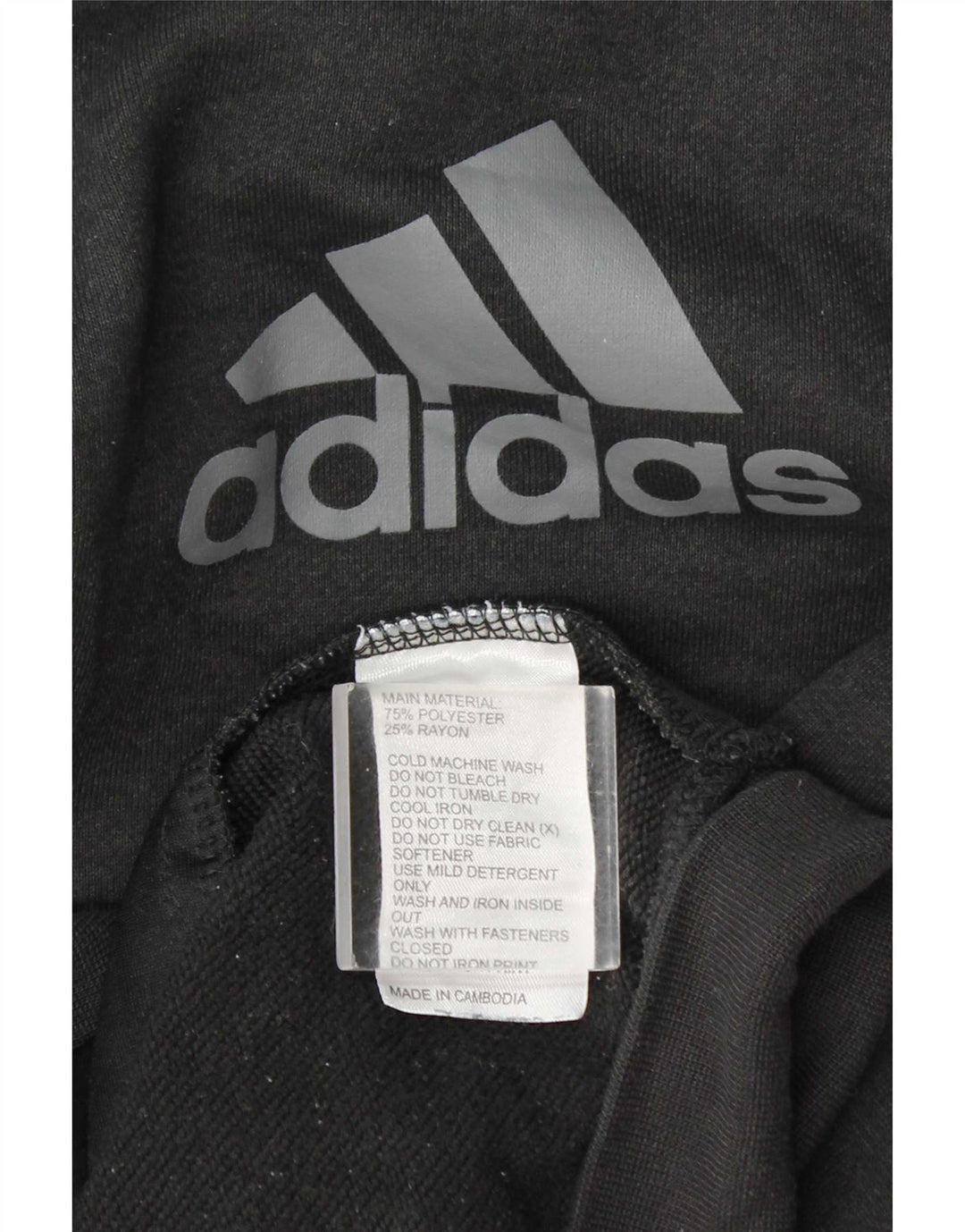 Ανδρικό πουλόβερ με κουκούλα με φερμουάρ Adidas XL Γκρι πολυεστέρας