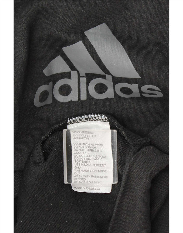 Ανδρικό πουλόβερ με κουκούλα με φερμουάρ Adidas XL Γκρι πολυεστέρας