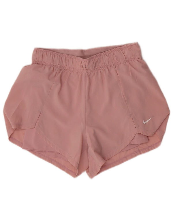 Γυναικείο αθλητικό σορτς Nike Dri Fit UK 10 Small Pink Polyester