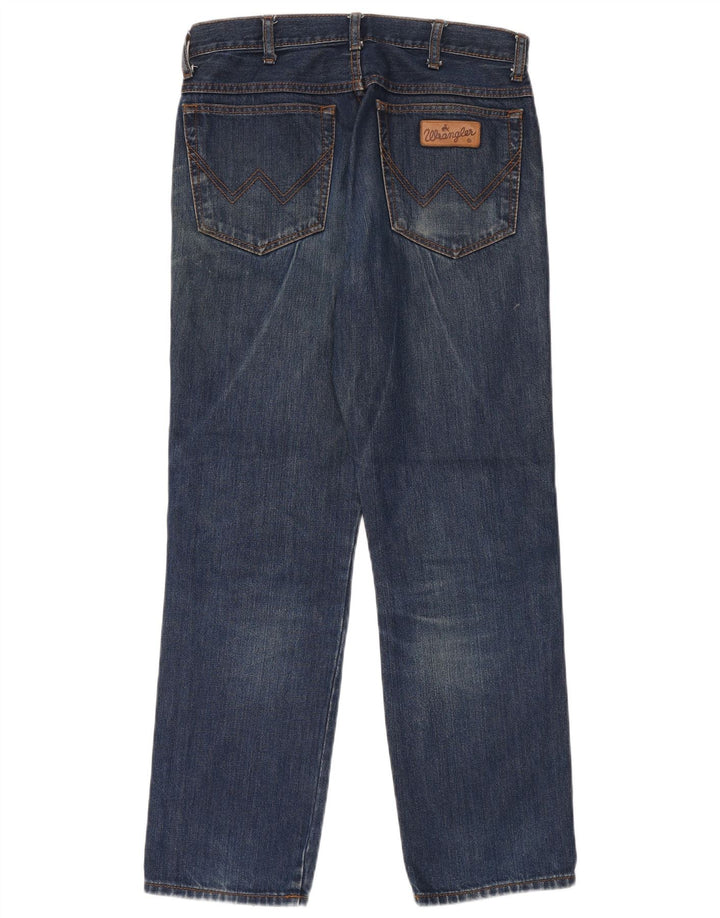 Ανδρικό τζιν WRANGLER ίσιο W32 L30 Μπλε βαμβακερό
