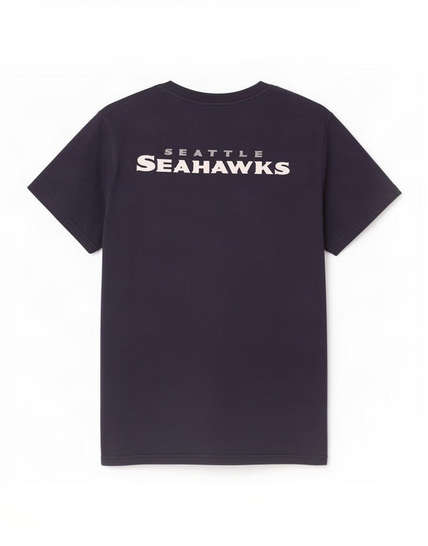 Ανδρικό γραφικό T-shirt NFL Seattle Seahawks Top XL Navy Blue Cotton