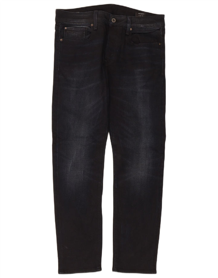 Ανδρικό Slim Jeans G-Star W32 L30 Μαύρο βαμβακερό