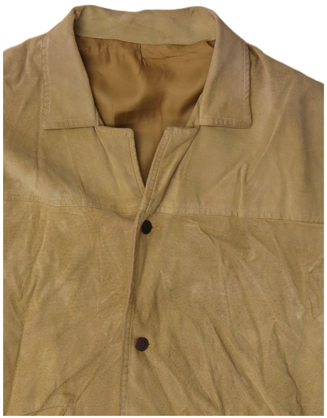Ανδρικό Suede Jacket Colombus UK 38 Medium Yellow