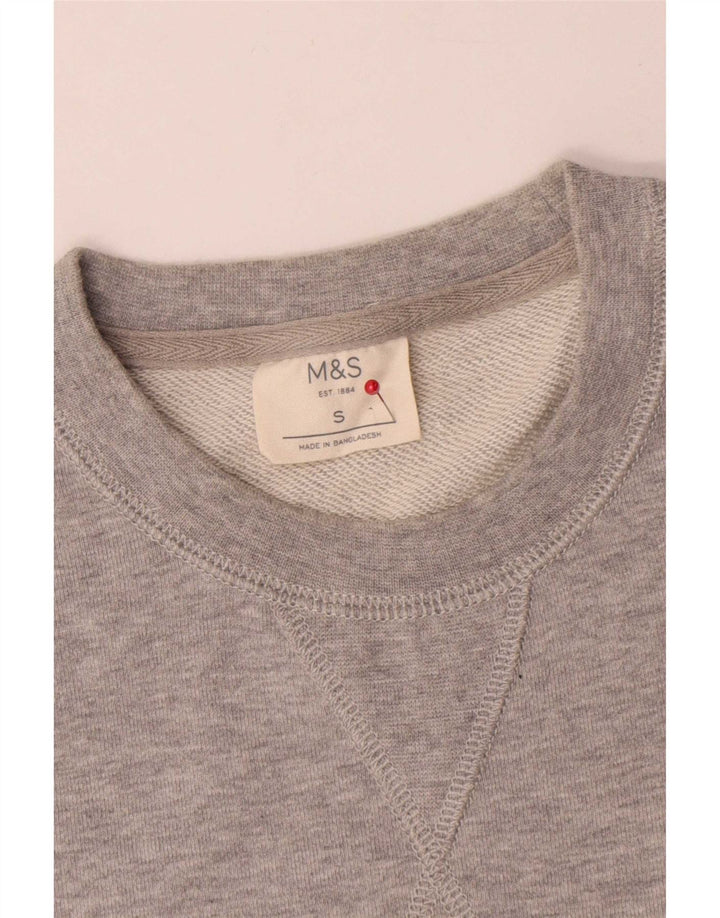 Ανδρικό φούτερ Marks & Spencer Jumper Μικρό Γκρι βαμβακερό