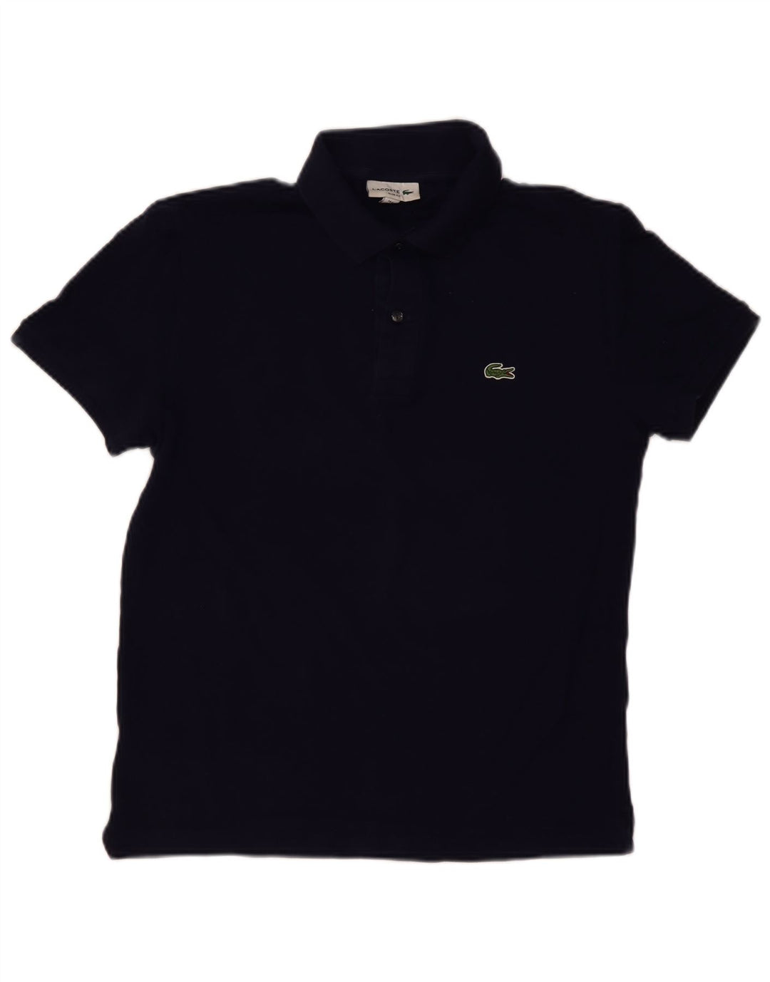 Ανδρικό μπλουζάκι πόλο Lacoste Slim Fit Μέγεθος 4 Βαμβακερό μεσαίο Navy Blue