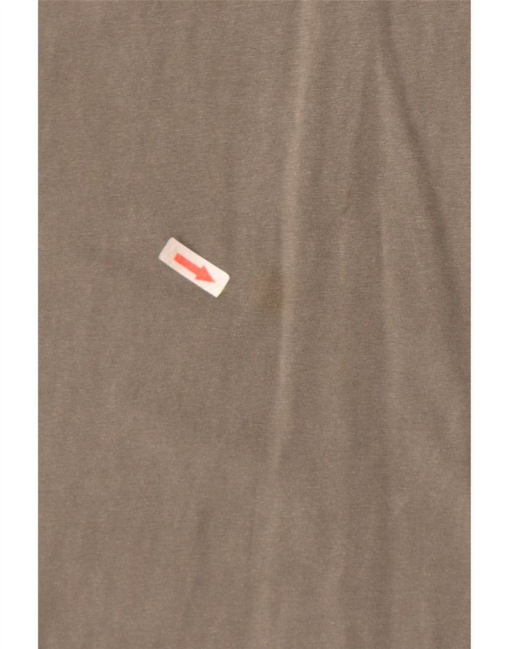 Zara Γυναικείο T-Shirt Φόρεμα UK 14 Medium Grey