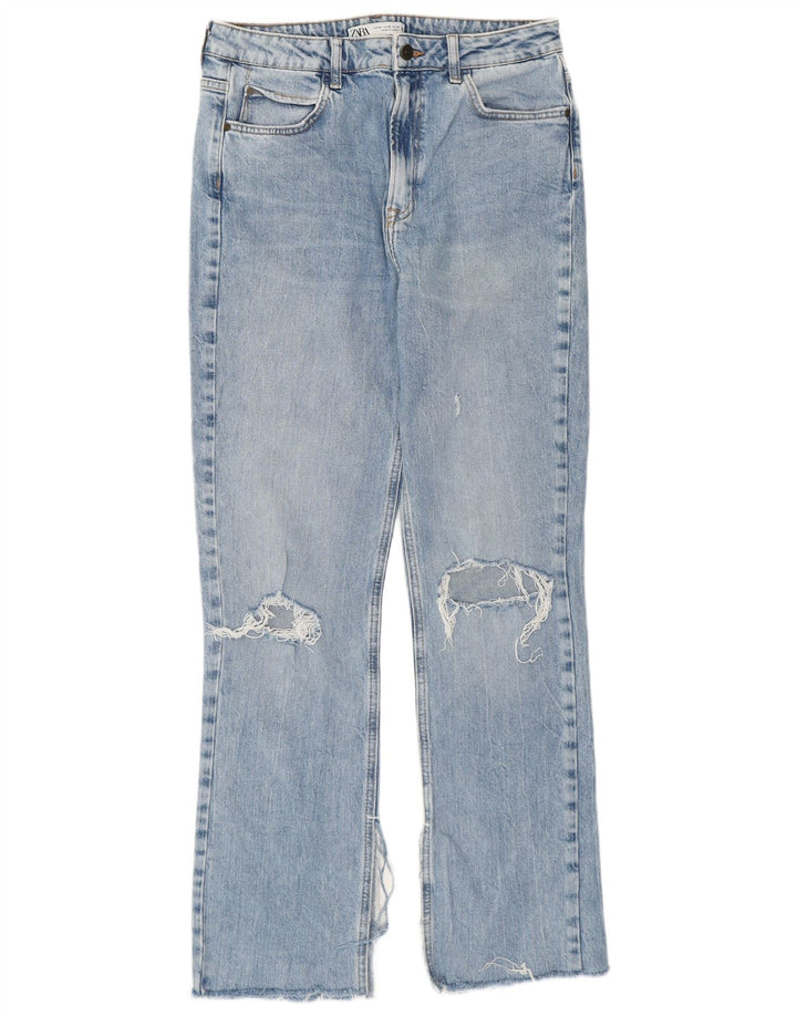 Zara Γυναικεία στραβά τζιν EU 40 Medium W30 L30 Blue