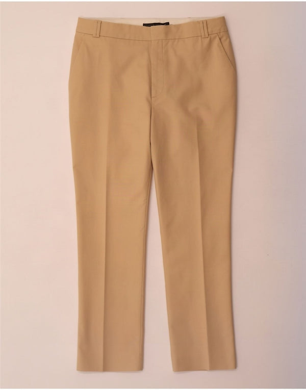 Zara Γυναικείο ίσιο παντελόνι Chino EU 40 Medium W30 L26 Beige