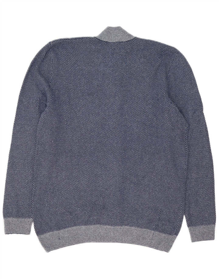 Ανδρική ζακέτα Lacoste, νούμερο 5, Μεγάλο Navy Blue Flecked