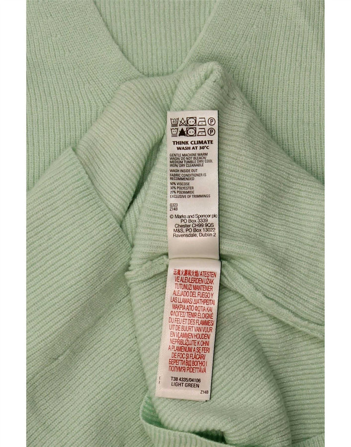 Marks & Spencer Γυναικεία Μπλούζα Τοπ UK 12 Μεσαία Πράσινη Βισκόζη