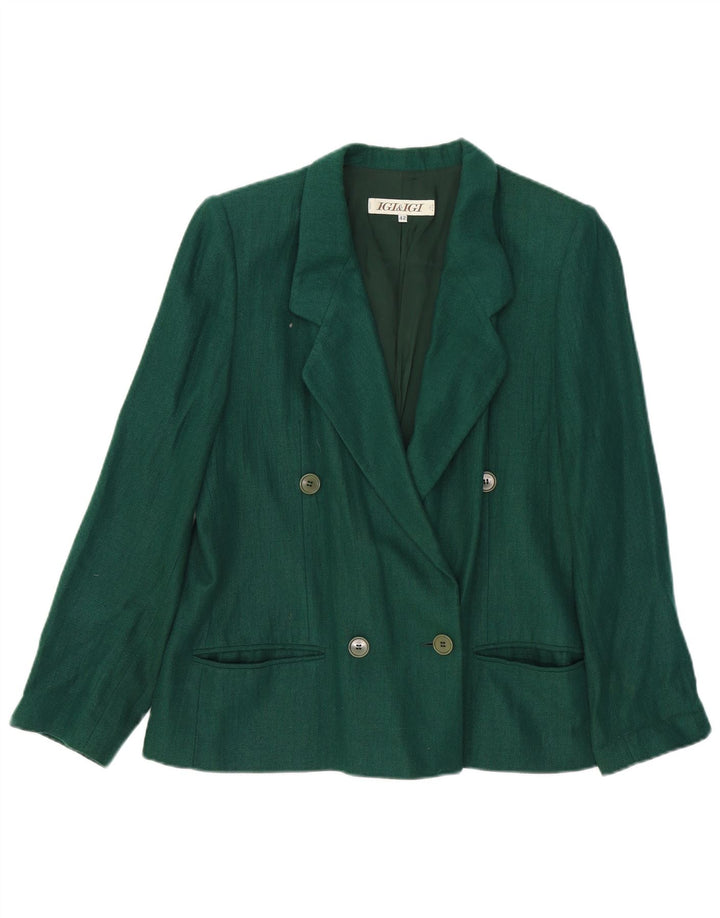 Igi & Igi Γυναικείο Μπουφάν με διπλό στήθος IT 42 Medium Green