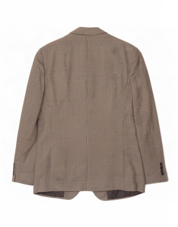 Polo Ralph Lauren Ανδρικό σακάκι με 3 κουμπιά σακάκι UK 40 Medium Blue Houndstooth