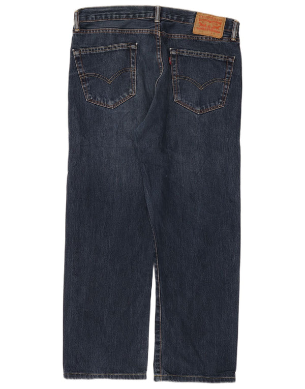 Levi's Mens 751 Straight Jeans W34 L27 Μπλε Βαμβακερό