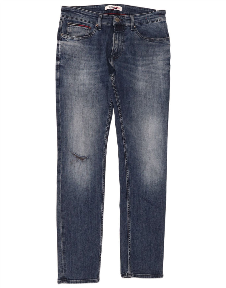 TOMMY HILFIGER Ανδρικό στενό τζιν W31 L32 Μπλε βαμβακερό