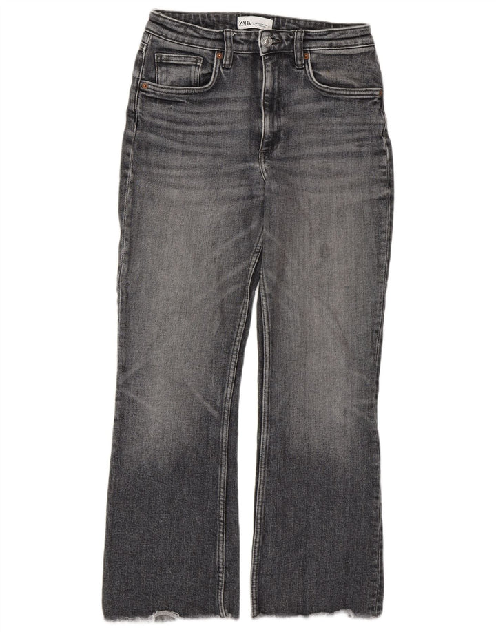 Zara Γυναικείο Τζιν μποτάκι EU 34 2XS W24 L26 Γκρι
