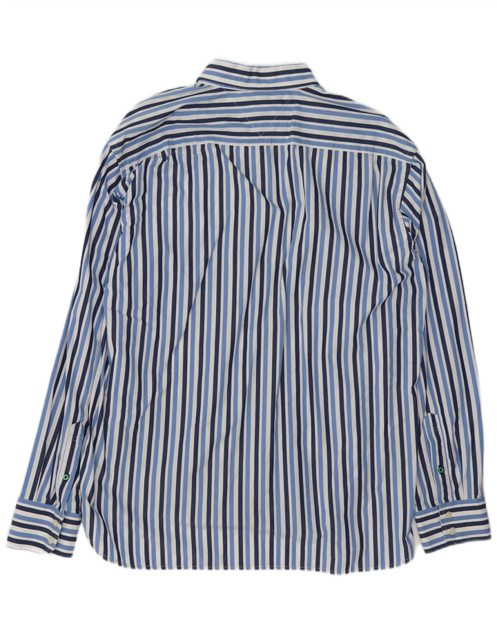 TOMMY HILFIGER Ανδρικό πουκάμισο XL Μπλε ριγέ βαμβακερό
