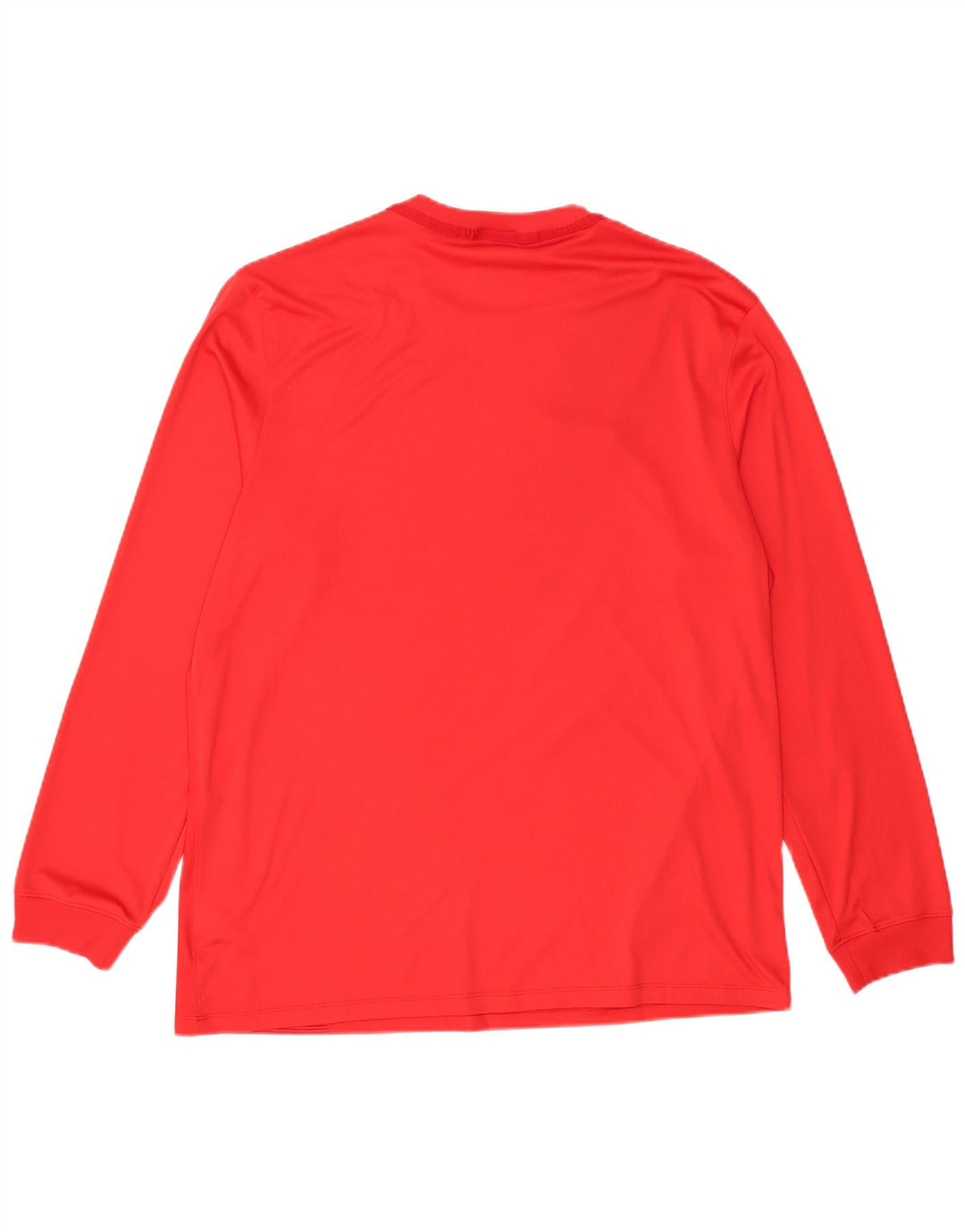 Μακρυμάνικο XL ανδρικό τοπ NIKE Dri Fit, Κόκκινο πολυεστέρας