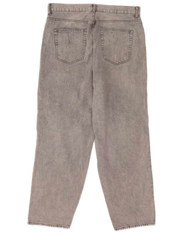 Zara Ανδρικό τζιν ίσιο EU 44 Large W34 L30 Γκρι βαμβακερό