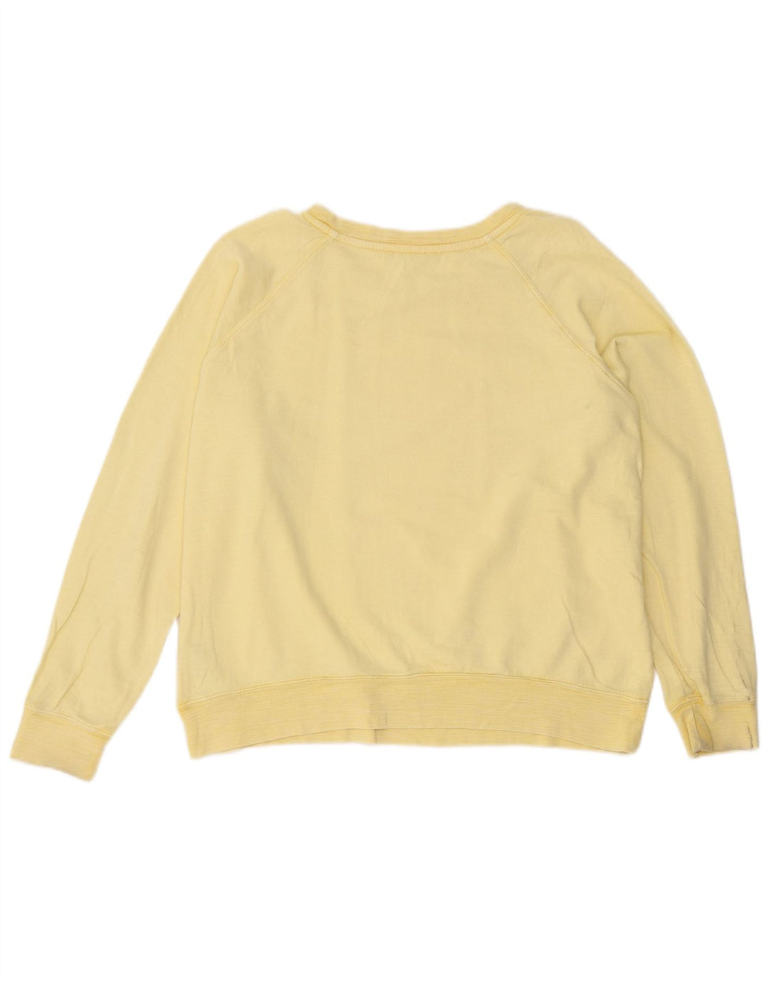 Marks & Spencer Γυναικεία φούτερ υπερμεγέθη Jumper UK 18 XL κίτρινο βαμβακερό