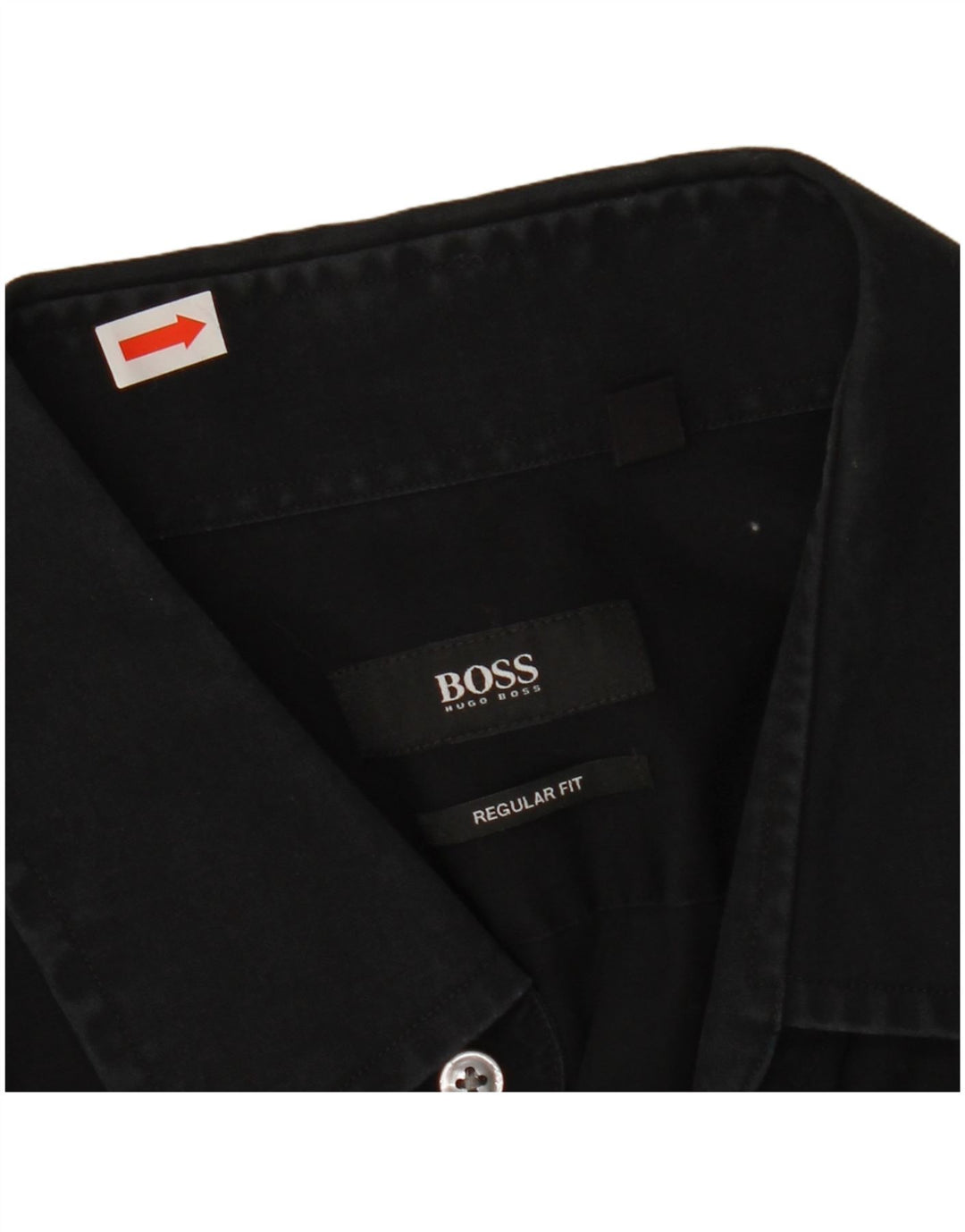 Ανδρικό πουκάμισο HUGO BOSS Regular Fit Size 16 1/2 42 Large Black
