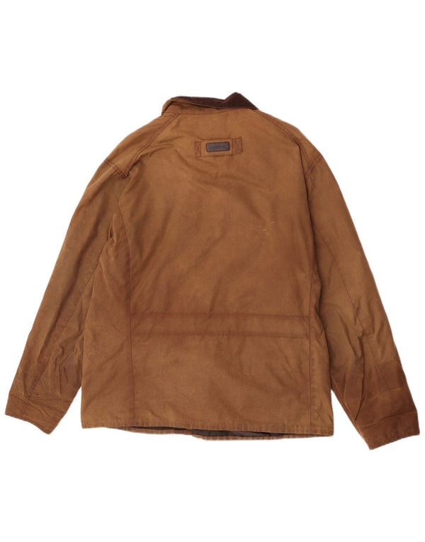 Ανδρικό κερωμένο βαμβακερό μπουφάν Barbour UK 38 Medium Brown